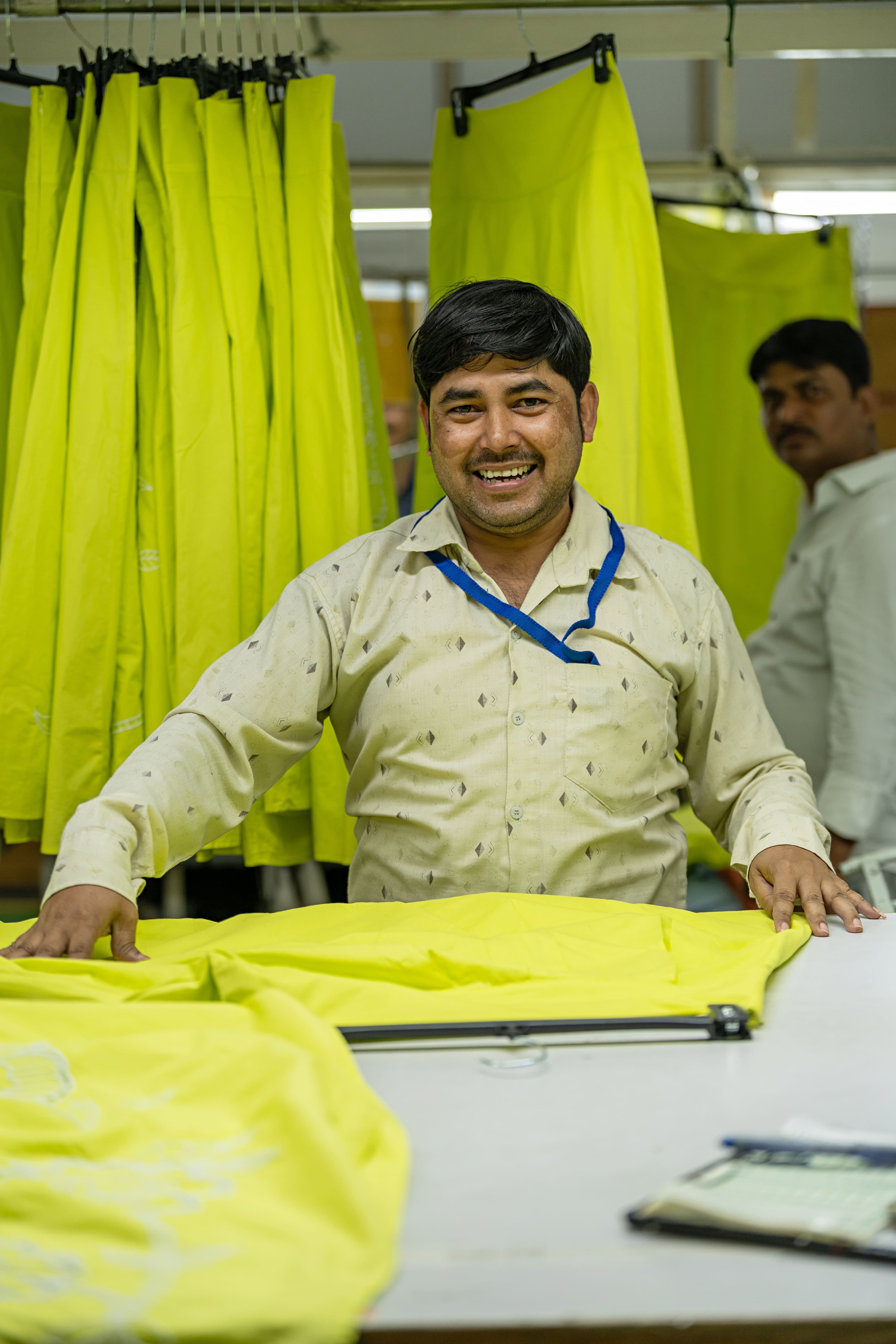 Team collaboration on production floor